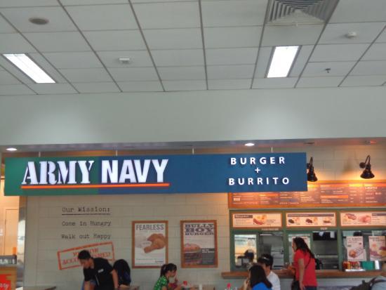 Army Navy Burger Burrito